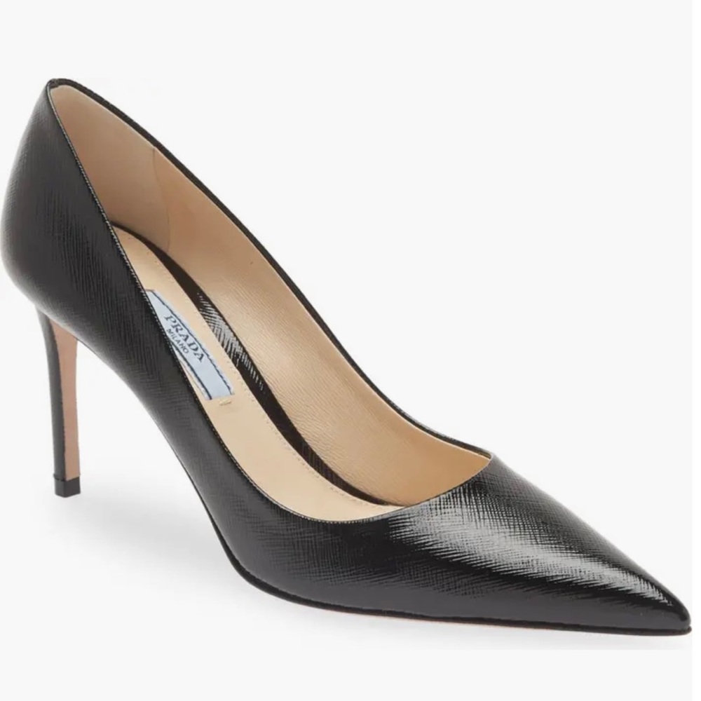 Prada Saffiano Leather Pump